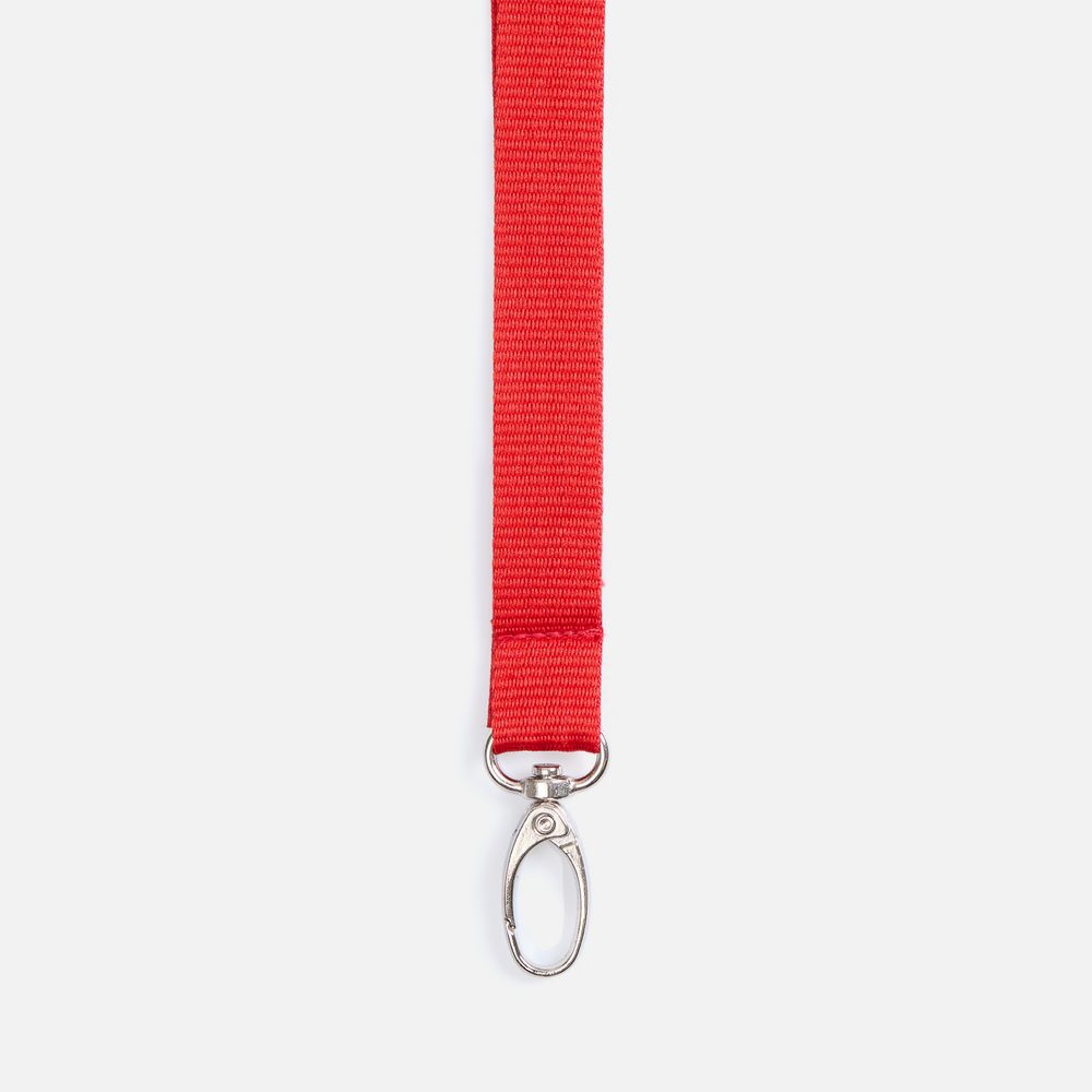 Лента для бейджа Pin, красная-2