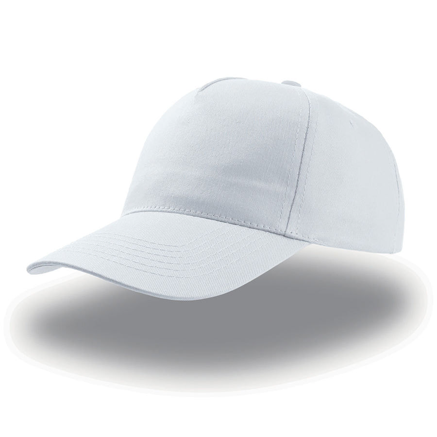 Бейсболка START FIVE, 5 клиньев, застежка на липучке, белый-0