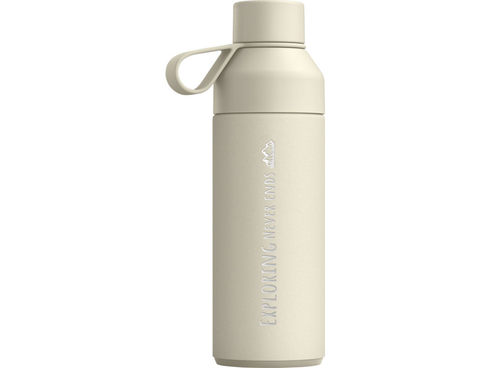 Бутылка для воды Ocean Bottle объемом 500 мл с вакуумной изоляцией - Sandstone-5