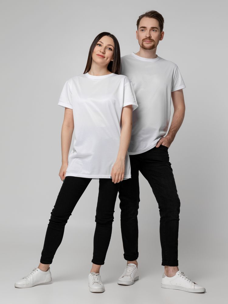 Футболка унисекс для сублимации Paint Tee, белая-5