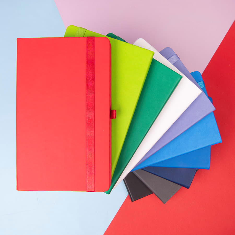 Ежедневник недатированный HAMILTON, A5, ярко-зеленый, кремовый блок, зеленый-2