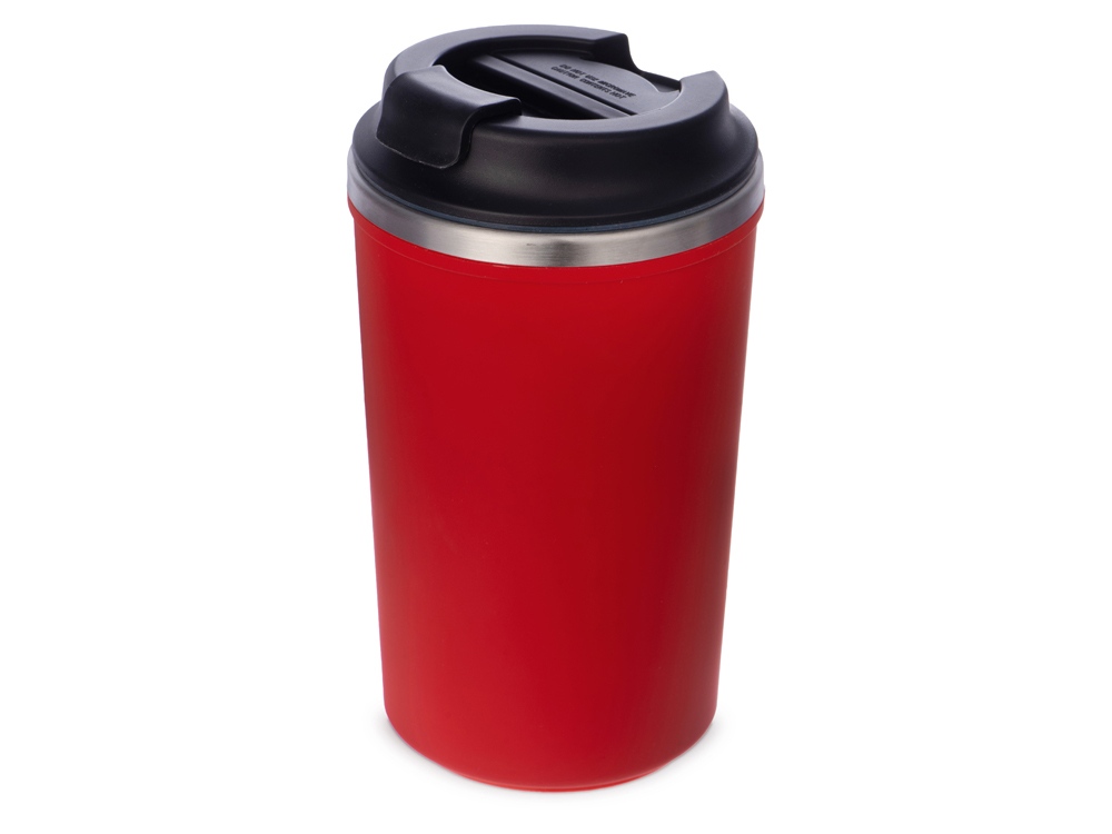 Герметичная термокружка на присоске Kick, 350 мл, красный-1