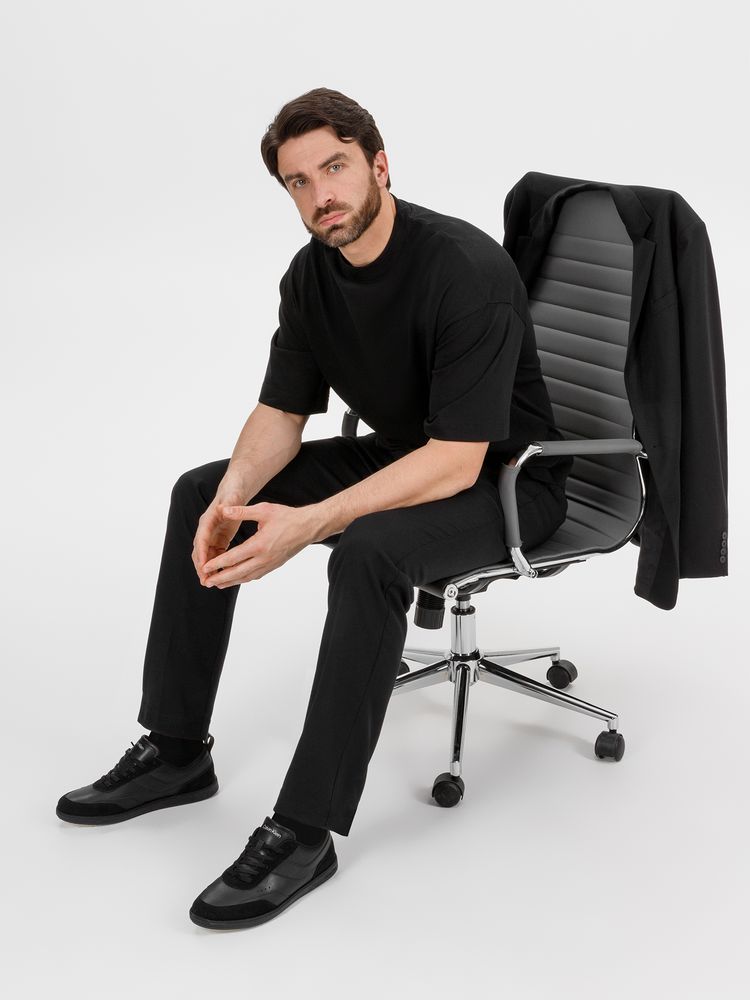 Футболка оверсайз Big Boss, черная-3