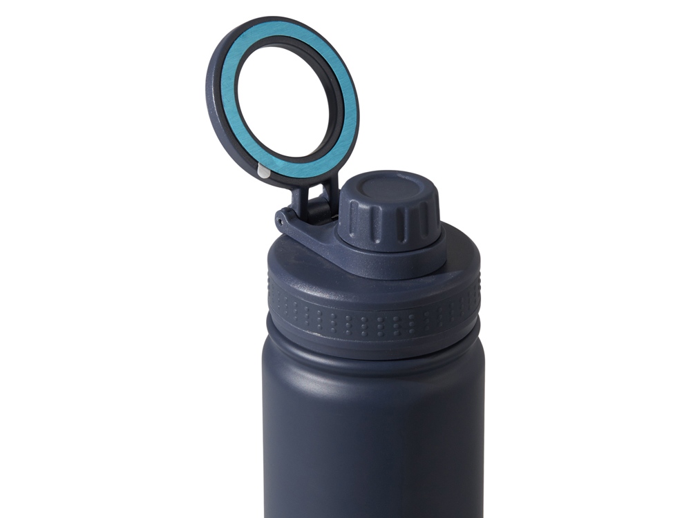 Вакуумная термобутылка с magsafe-держателем INSIDER, 600 мл, синий-6