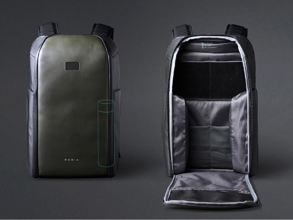 Атикражный рюкзак FlipPack для ноутбука 15.6, черный-0