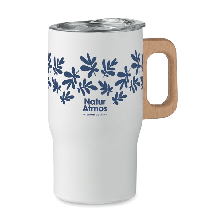 Термокружка 350 мл, белый-6