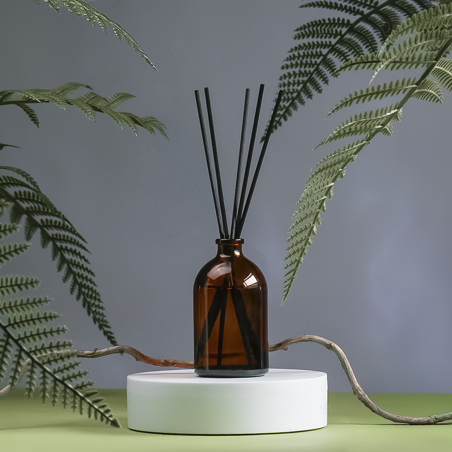 Парфюм для интерьера с аромадиффузором по мотивам Wooden pion,100мл, стекло, зеленый-4