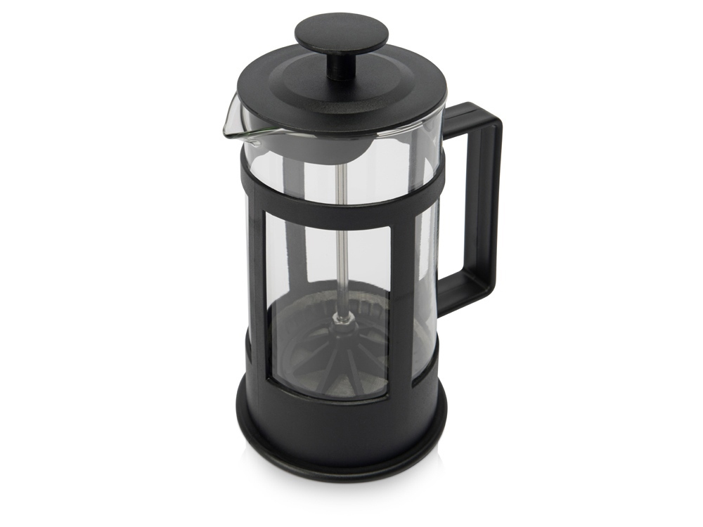 Подарочный набор с чаем, кружкой и френч-прессом Чаепитие, черный-3