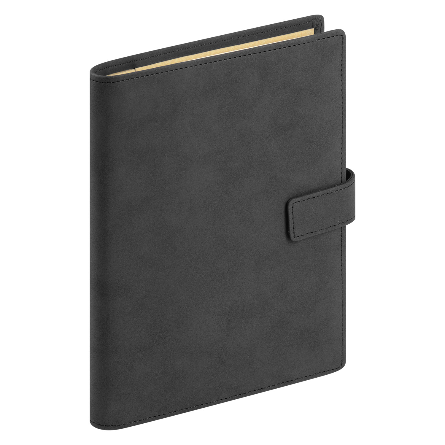 Ежедневник-портфолио Royal NEO недатированный в подарочной коробке, черный-4