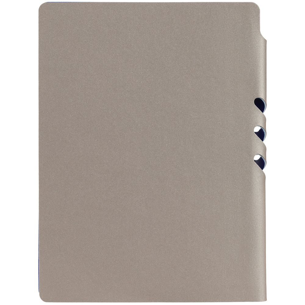 Ежедневник Flexpen, недатированный, серебристо-синий-2