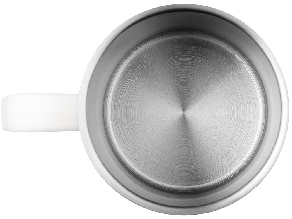 Стальная кружка с двойными стенками Climber Max, 450 мл, белый-4