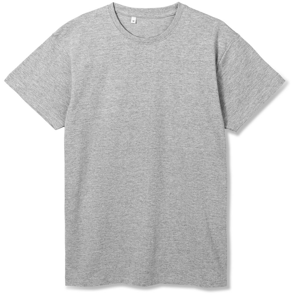 Футболка унисекс T-Bolka 180, серый меланж-1