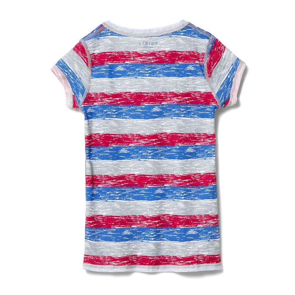 Футболка женская Rayet Lady двусторонняя, красная с синим-2