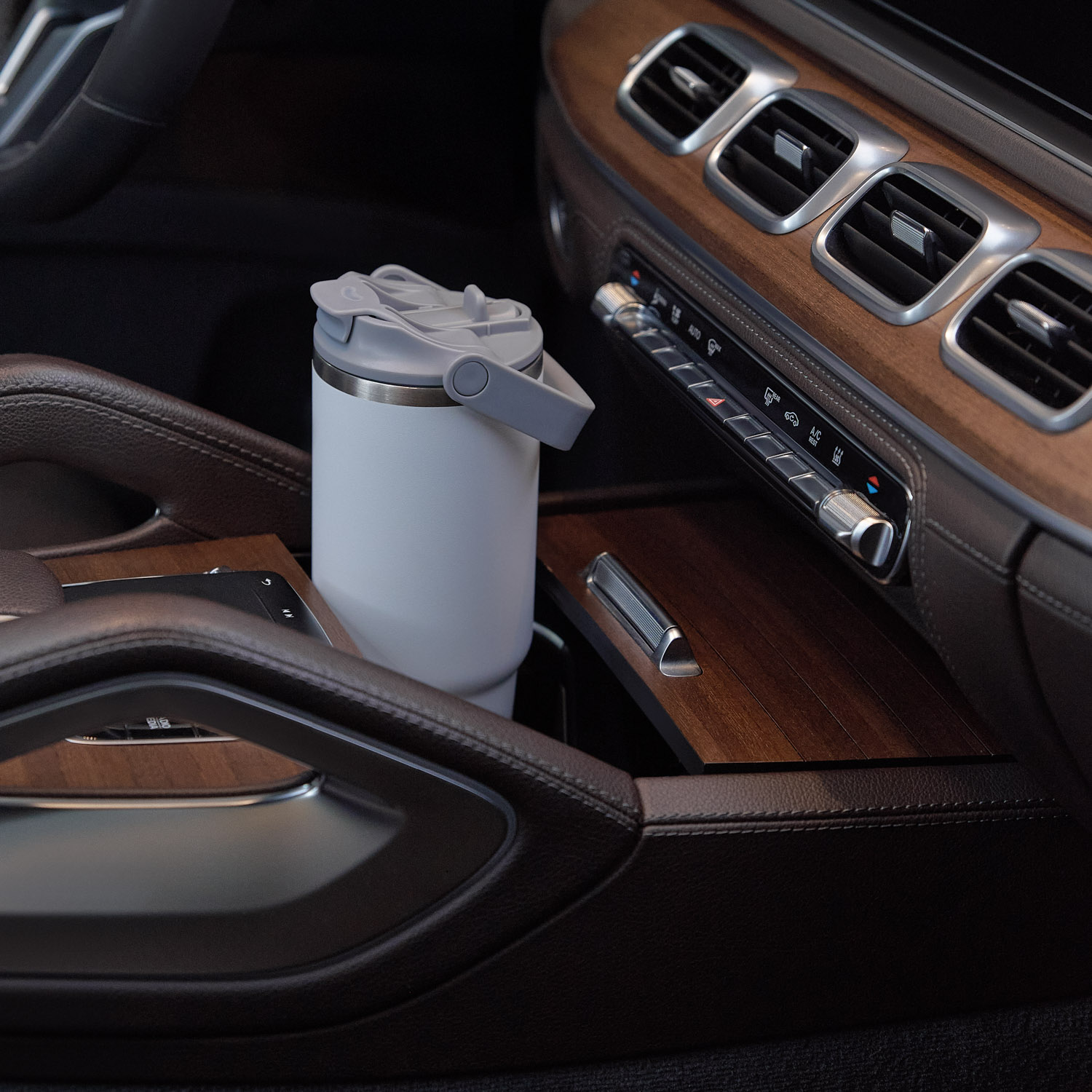 Термокружка вакуумная Монтана (Montana), синяя-15