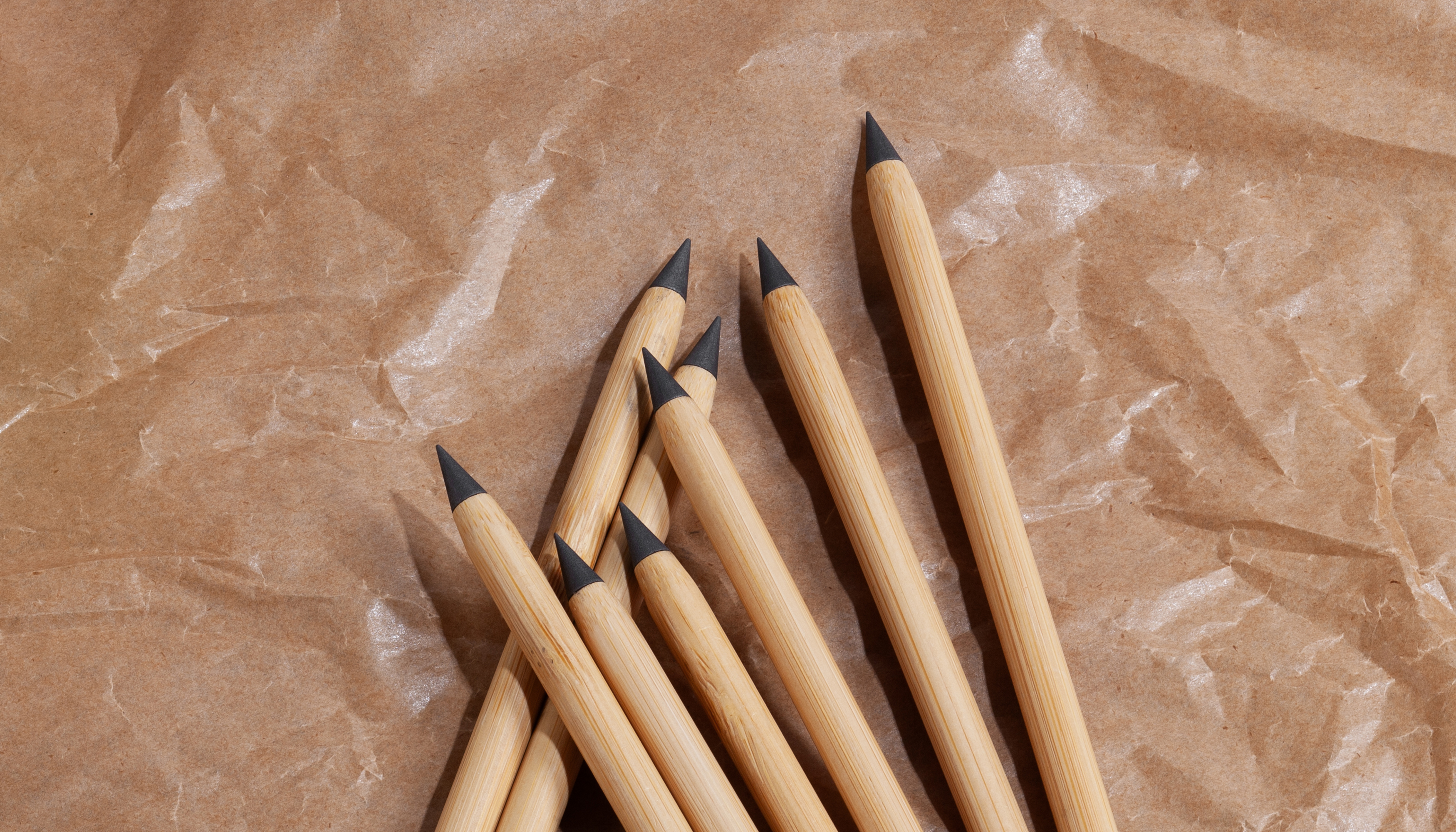 Вечный карандаш "Groot" с ластиком, бамбук-2