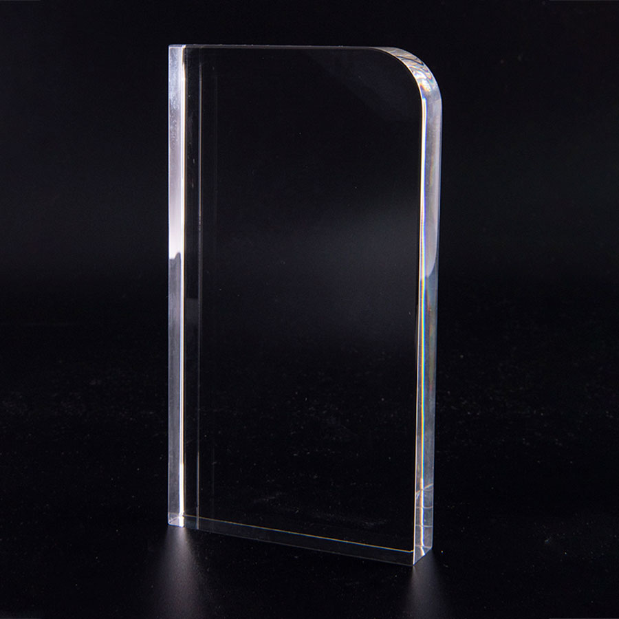 Награда STATUS в подарочной коробке, грани с фаской, 115х210х25 мм, акрил, прозрачный-0