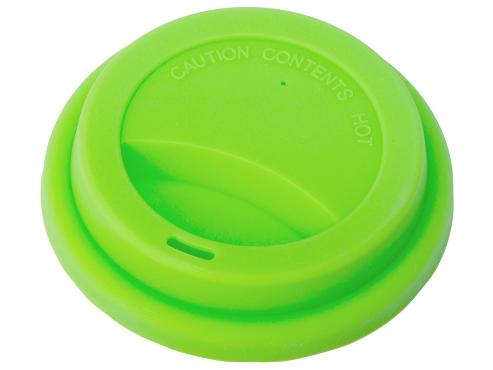 Стакан с силиконовой крышкой Cafe, зеленое яблоко-2