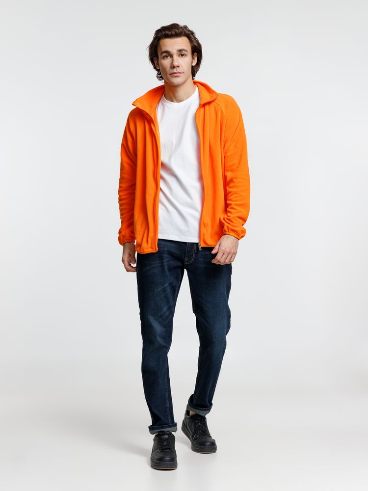 Куртка флисовая унисекс Fliska, оранжевая-4