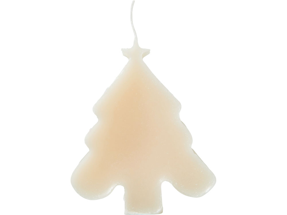 Свеча Елочка, молочный-2