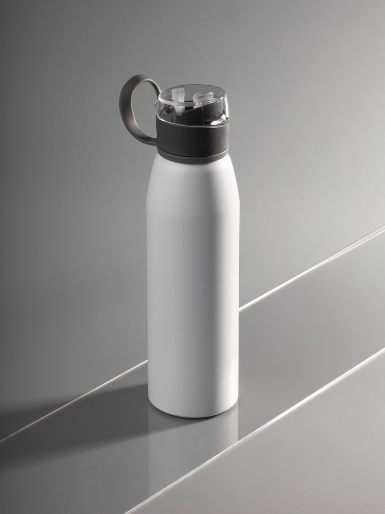 Бутылка для воды Billy Gym, матовая белая-2