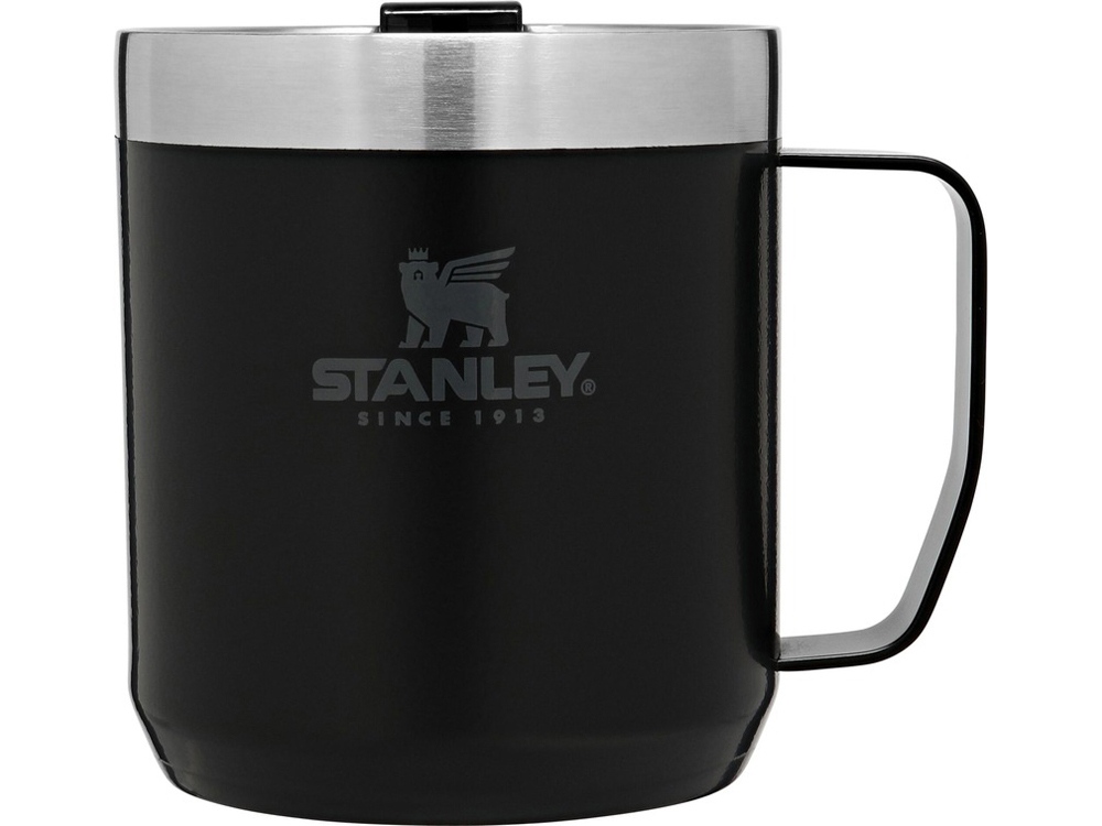 Stanley Classic походная кружка объемом 350 мл - сплошной черный-0