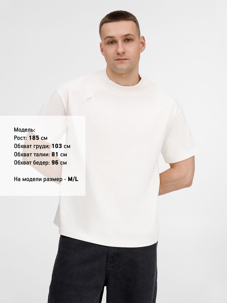 Футболка оверсайз унисекс Sinkopa, молочно-белая-6