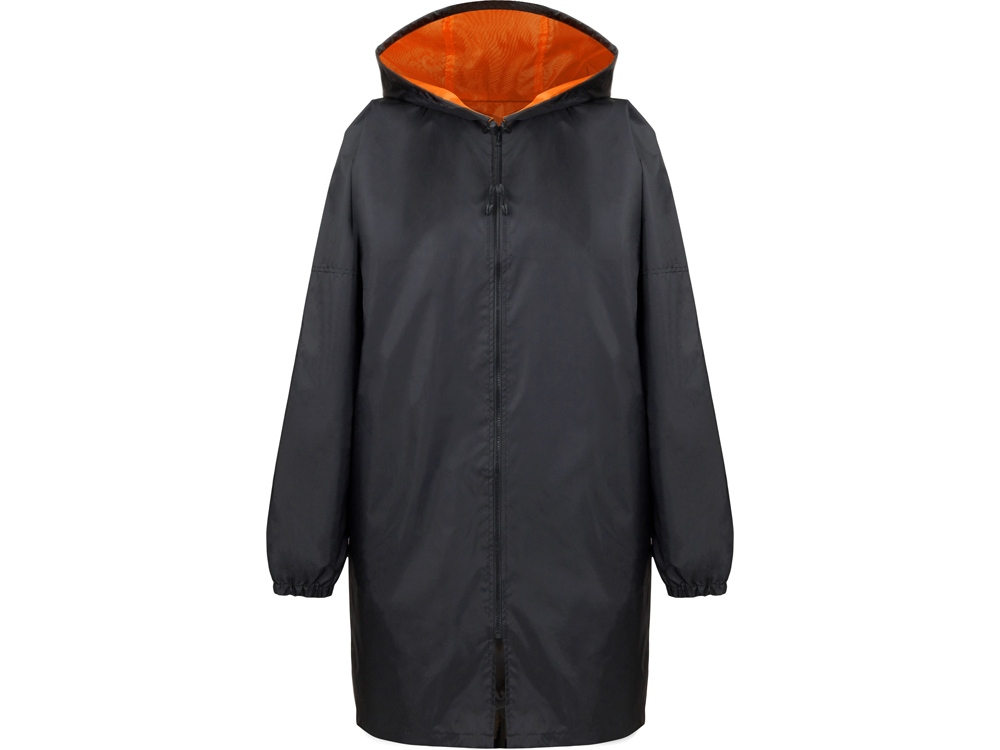 Дождевик Bi-color унисекс, оранжевый/черный-1
