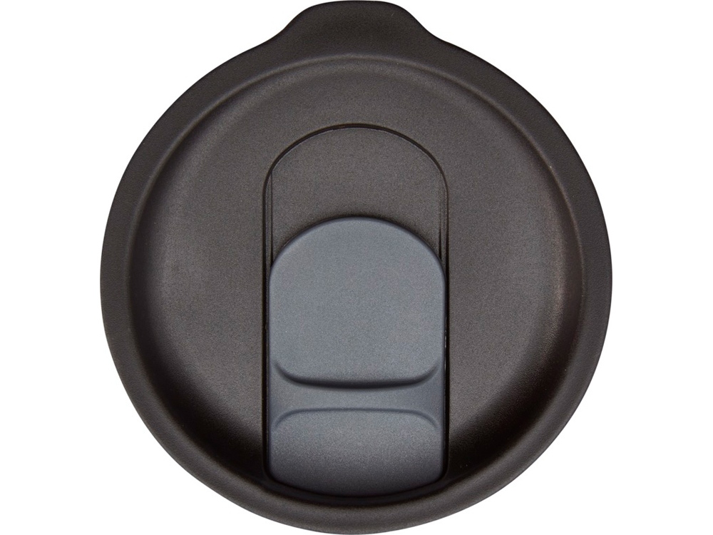 Кружка Nordia объемом 400 мл из переработанных материалов с двойными стенками, серый-3