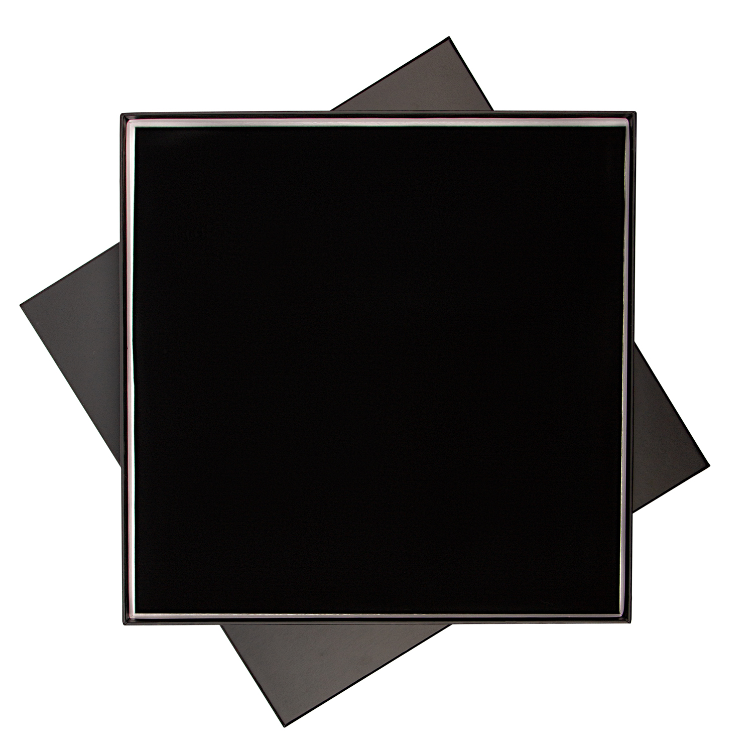 Подарочная коробка с ложементом для ежедневника и ручки, черная-2