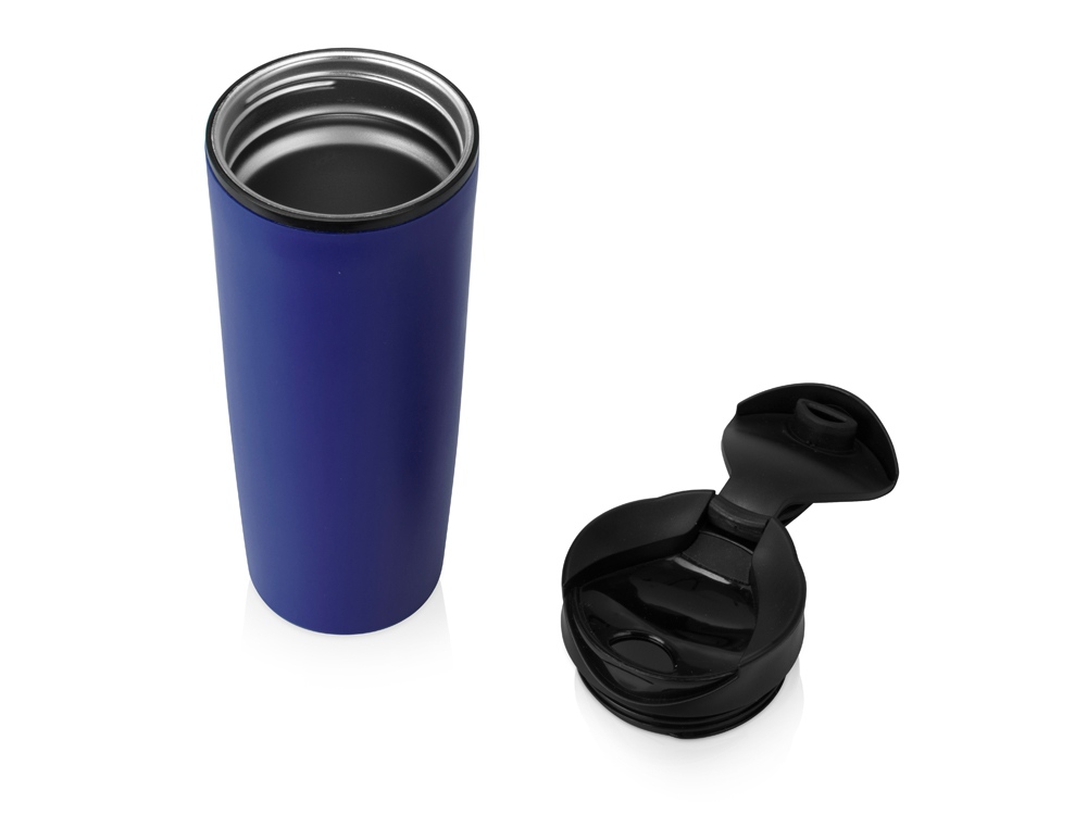 Термокружка Годс металл 470мл, синий-3