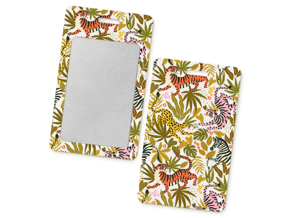 Чехол для пропуска с полноцветной УФ-печатью, софт-тач-3