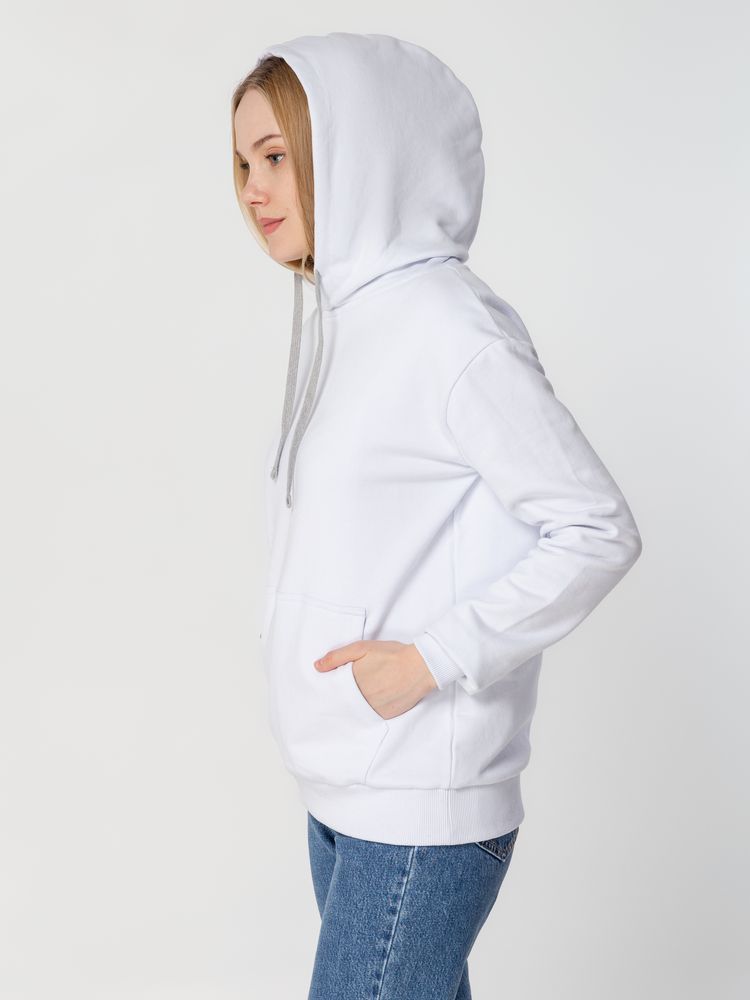 Толстовка с капюшоном Unit Kirenga Heavy, белая-7