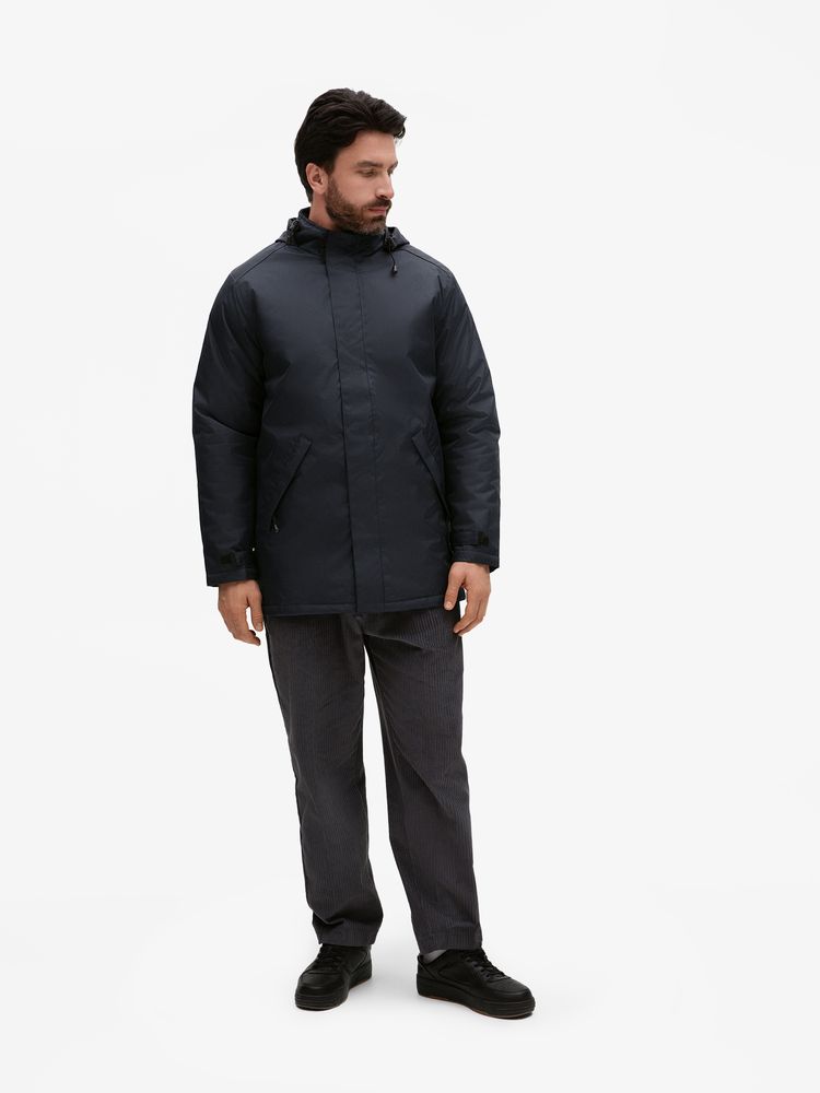 Куртка на стеганой подкладке Robyn, темно-синяя-3