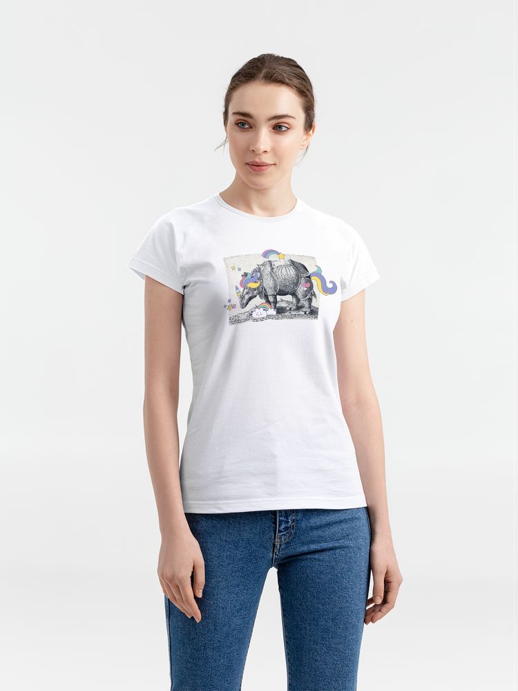 Футболка женская Big Dream, белая-1