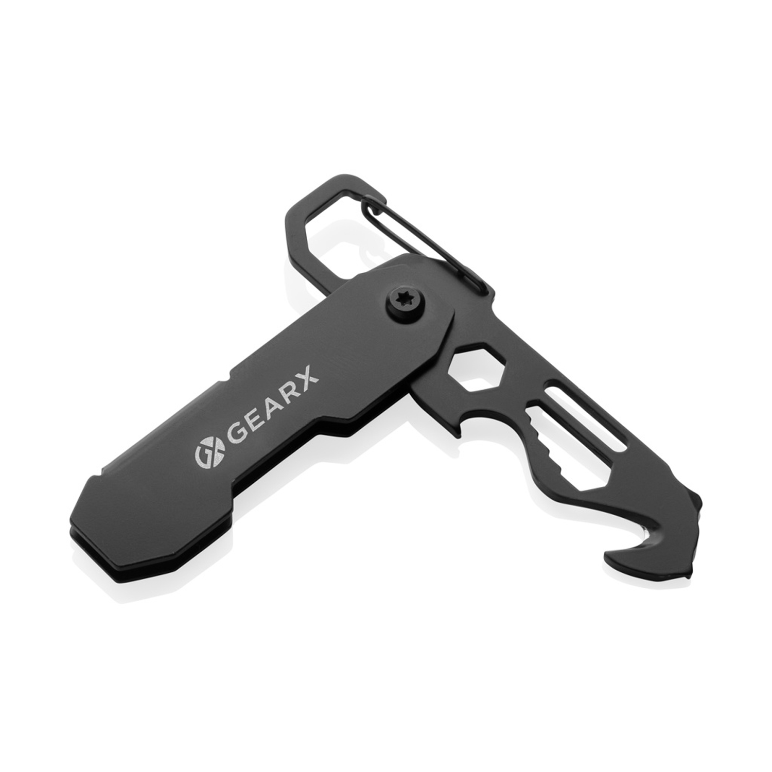 Мультитул GearX с карабином и открывалкой для посылок-0