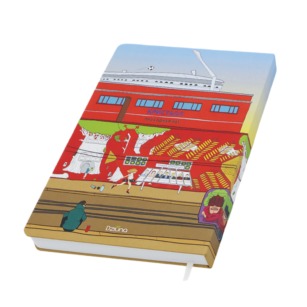 Записная книжка A6 Dziuna Октябрьская в клетку 10, Октябрьская-1