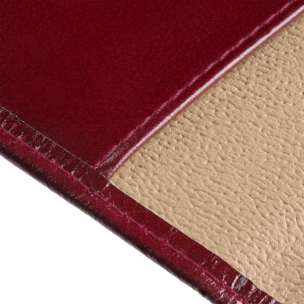 Обложка для паспорта Signature, бордовая-2