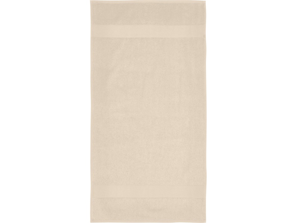 Хлопковое полотенце для ванной Charlotte 50x100 см с плотностью 450 г/м2, бежевый-1