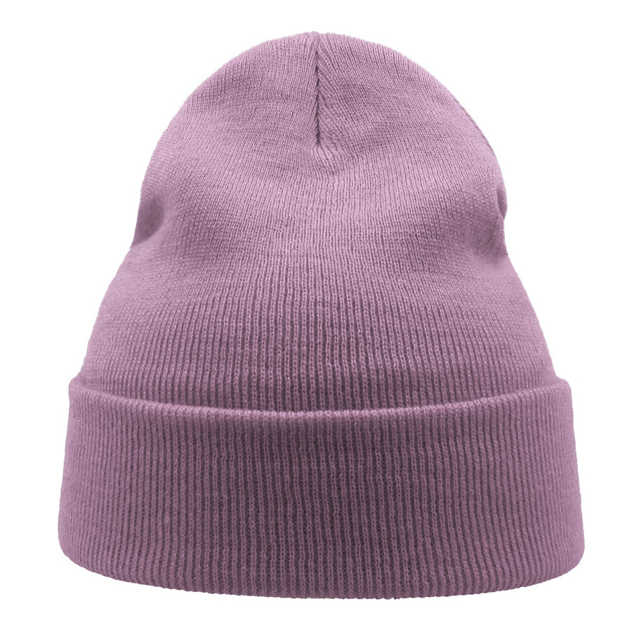 Шапка вязаная  двойная Wind-S, сиреневый-6