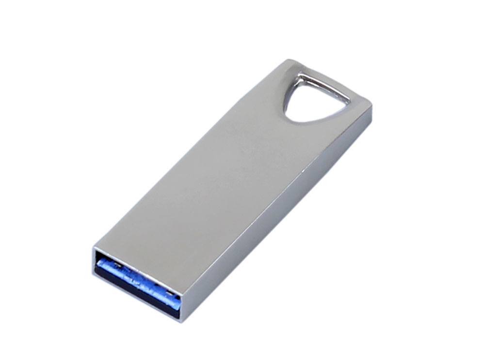 USB 3.0-флешка на 16 Гб с мини чипом, компактный дизайн, стильное отверстие для цепочки-1
