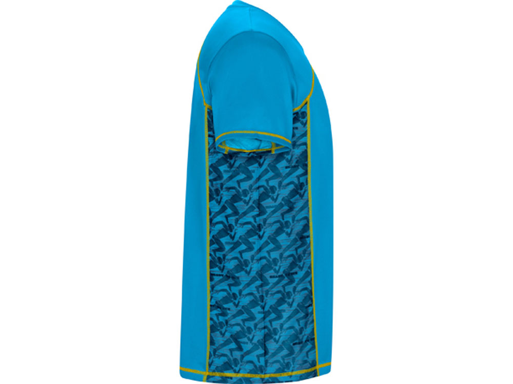 Спортивная футболка Sochi мужская, принтованный бирюзовый-3