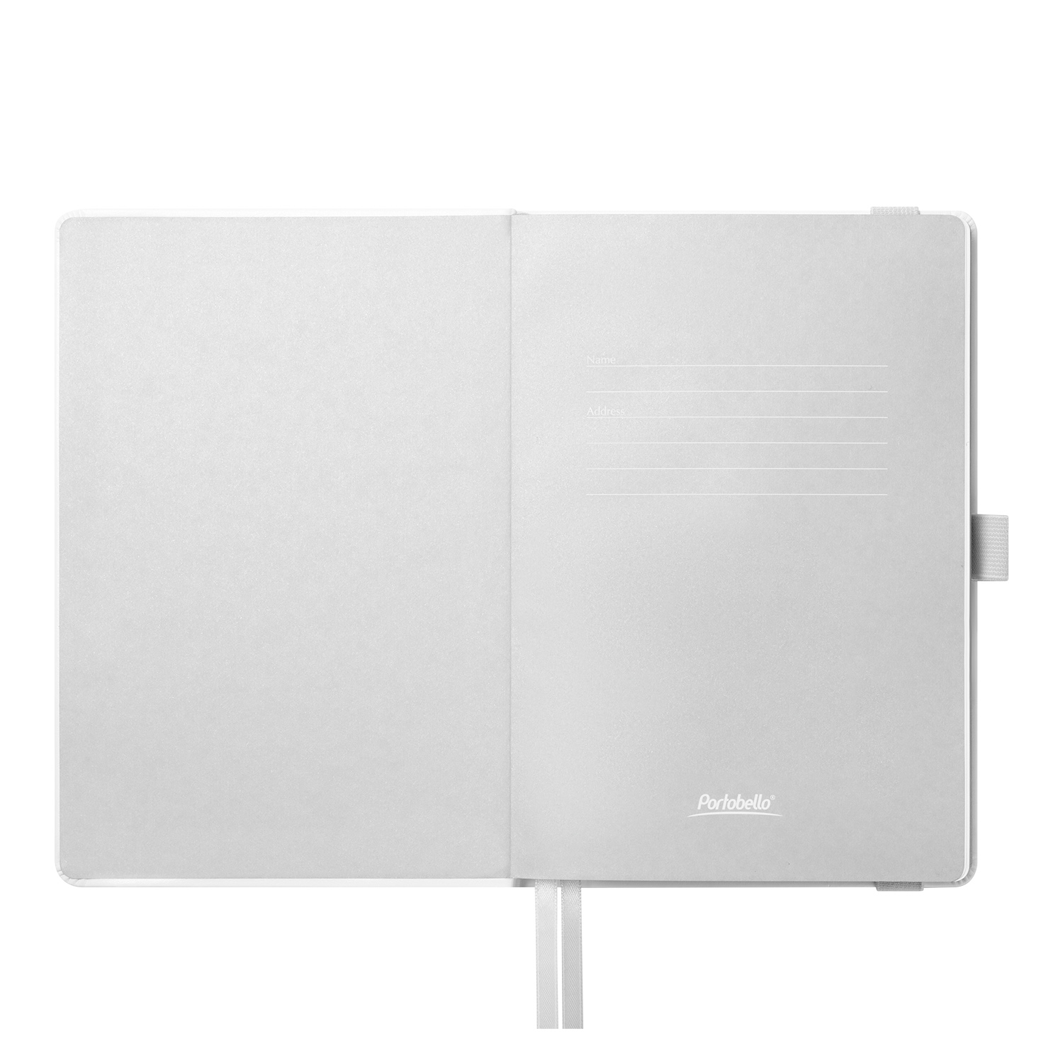 Ежедневник Galaxy недатированный, жесткая обложка, срез голограф. фольга, белый-5