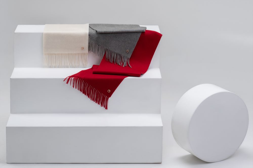 Шарф Graceful, красный-8