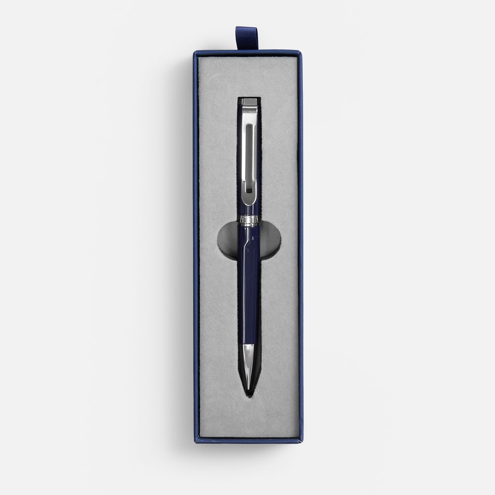 Ручка шариковая Phase, ver.2 в футляре, синяя-2