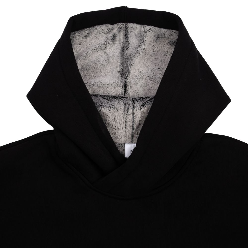 Худи Furry Oversize, черное-2