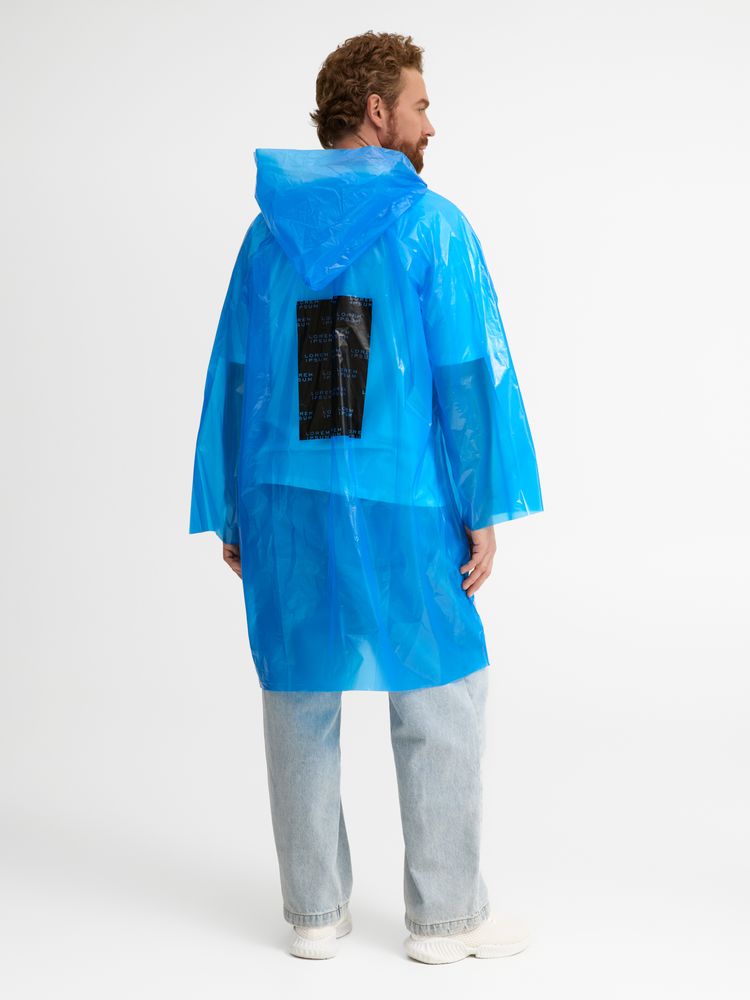 Дождевик-плащ BrightWay с печатью в один цвет на заказ-3