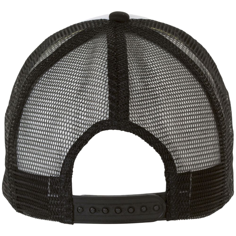 Бейсболка Bubble, черная с белым-3