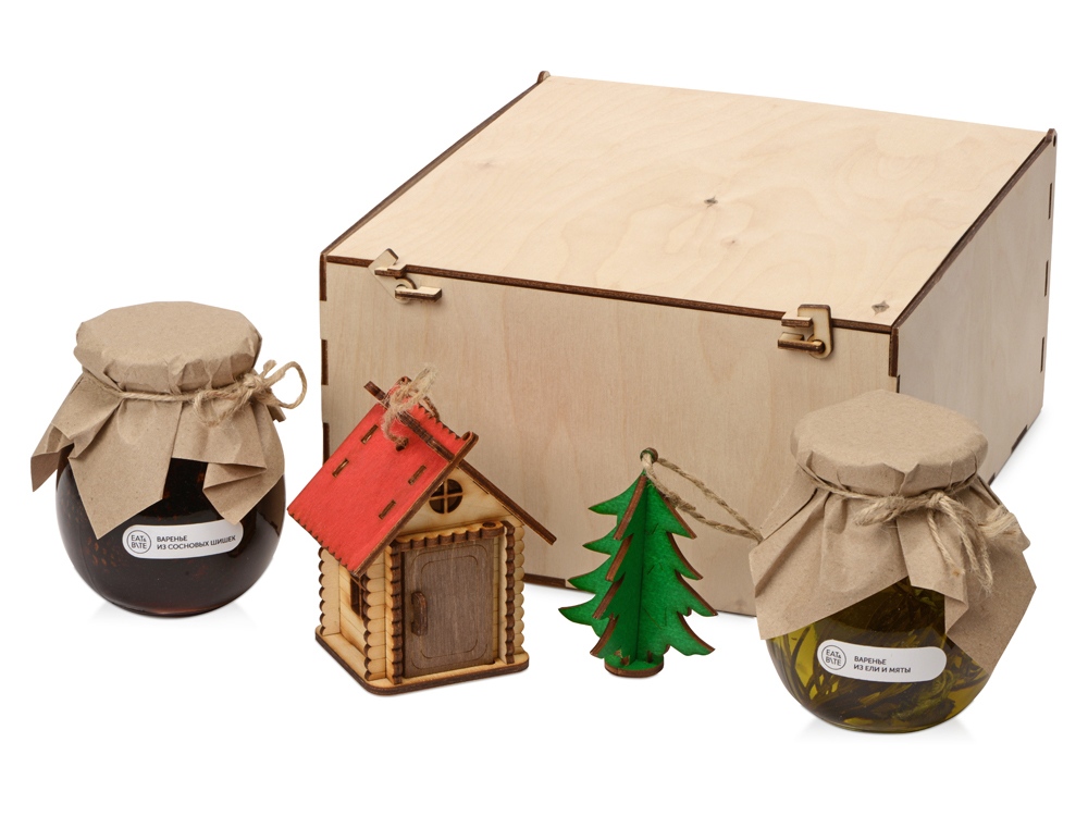 Подарочный набор Decoration Deluxe с двумя видами варенья, натуральный-1