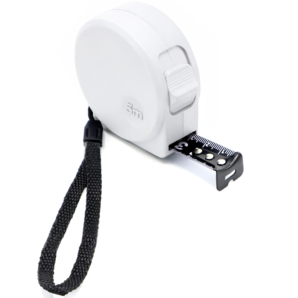 Рулетка Shadow 5м, Белый-0