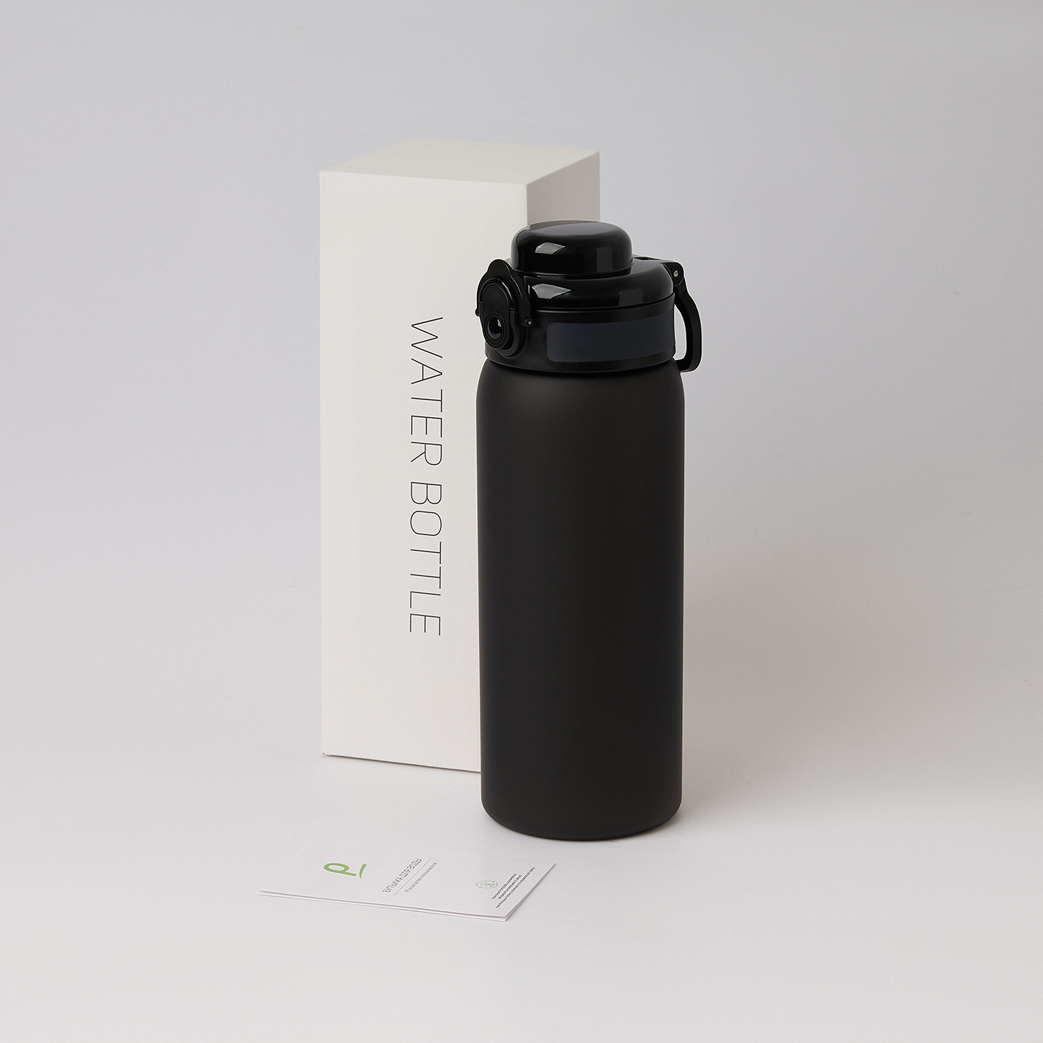 Бутылка для воды Ройс (Roys), черная-11